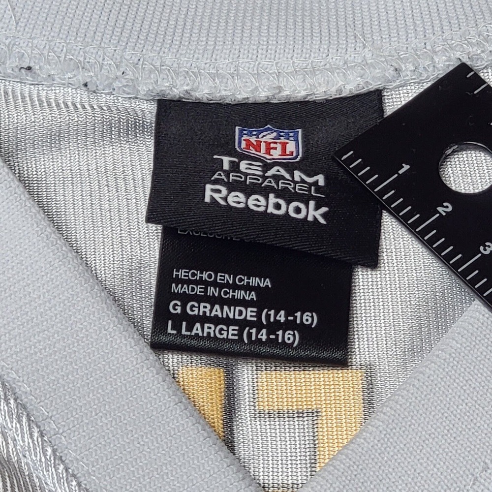Rashard Mendenhall Pittsburgh Steelers Jersey Reebok Football Youth L 14-16 - Picture 4 of 10